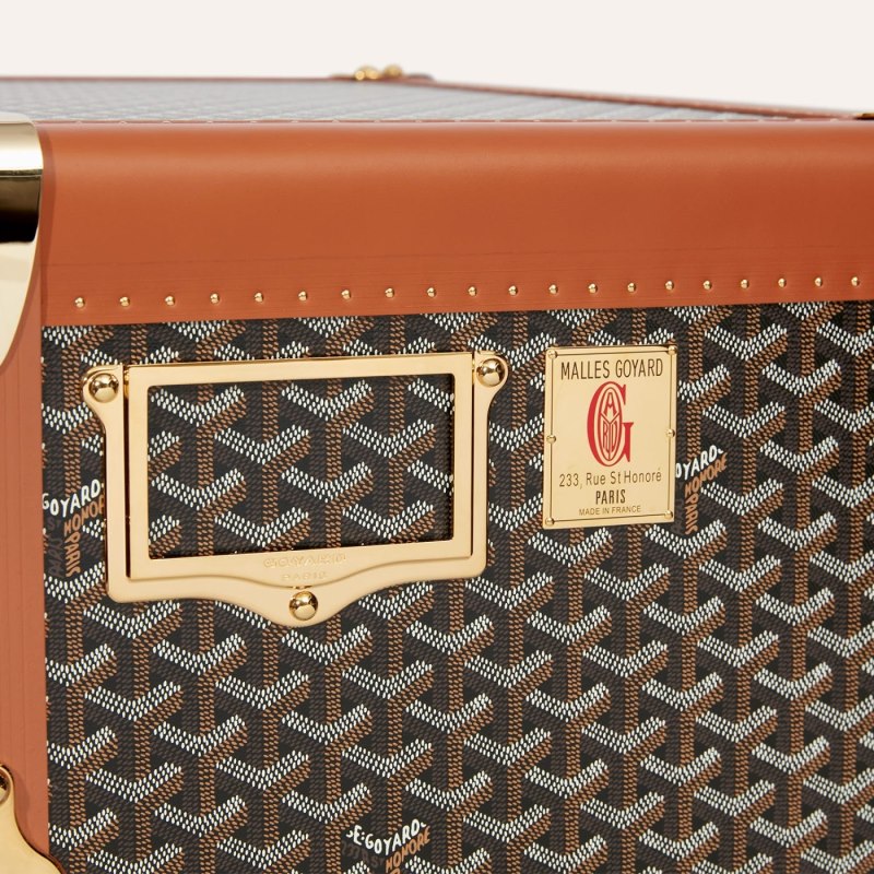Goyard ARMOIRE TRUNK Koffert Svarte Brune | GY-MNL4048
