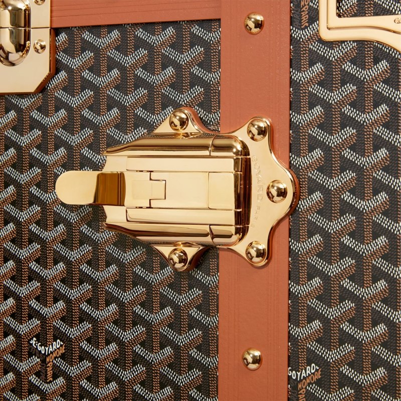 Goyard ARMOIRE TRUNK Koffert Svarte Brune | GY-MNL4048