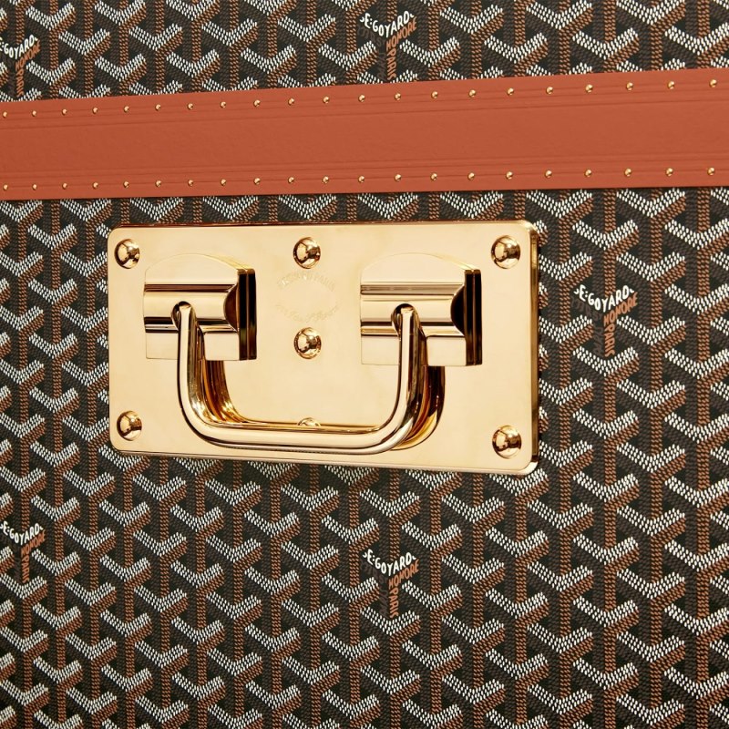 Goyard ARMOIRE TRUNK Koffert Svarte Brune | GY-MNL4048