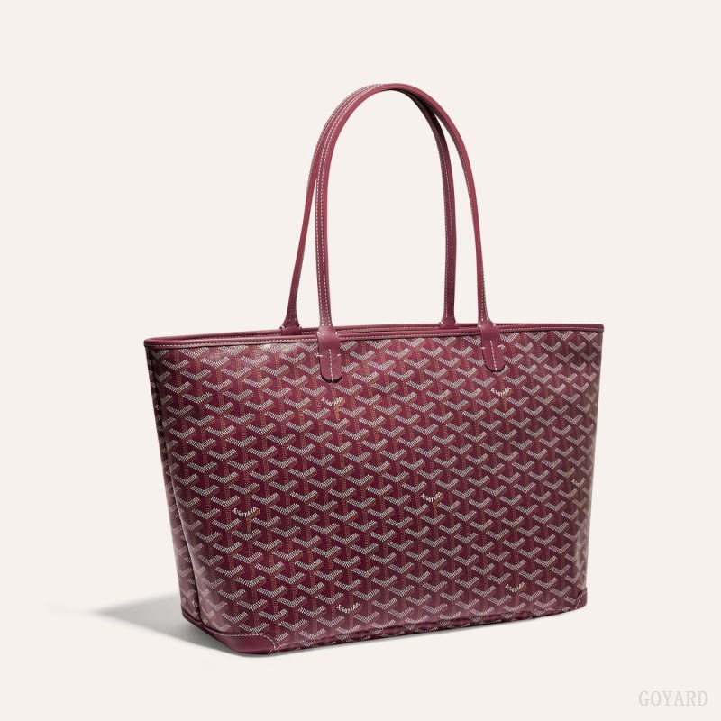 Goyard ARTOIS MM BAG Tote Veske Burgunder | GY-OUV1239