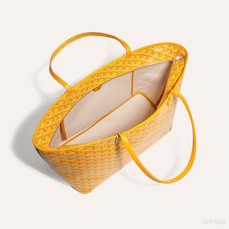 Goyard ARTOIS MM BAG Tote Veske Gul | GY-JDB2726