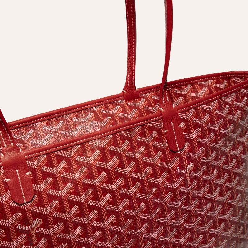 Goyard ARTOIS MM BAG Tote Veske Rød | GY-ESQ5923