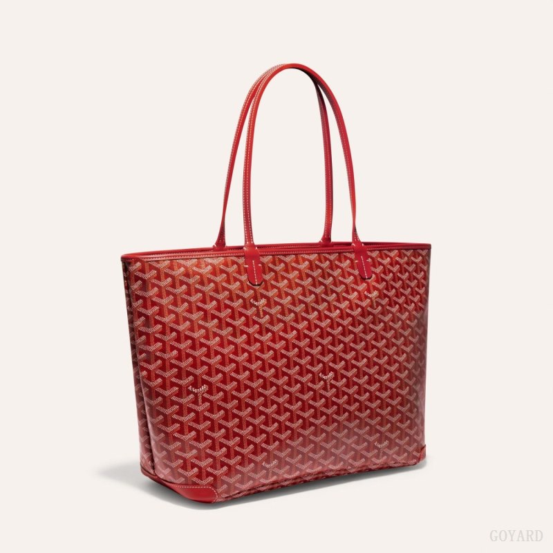 Goyard ARTOIS MM BAG Tote Veske Rød | GY-ESQ5923