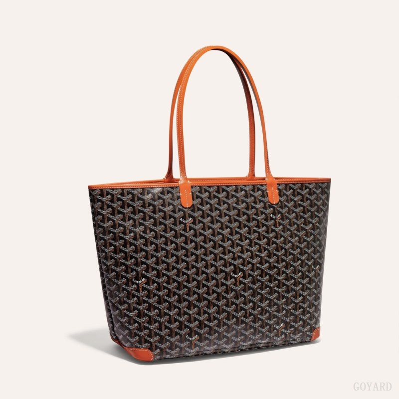 Goyard ARTOIS MM BAG Tote Veske Svarte Brune | GY-PLT6827