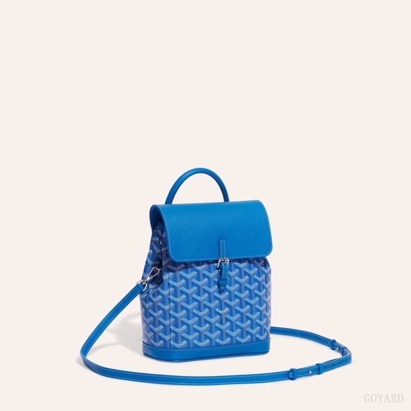 Goyard Alpin Mini Backpack Vesker Blå | GY-TKK3470