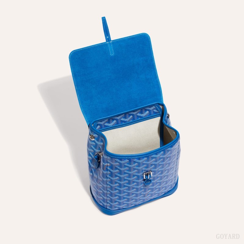 Goyard Alpin Mini Backpack Vesker Blå | GY-TKK3470