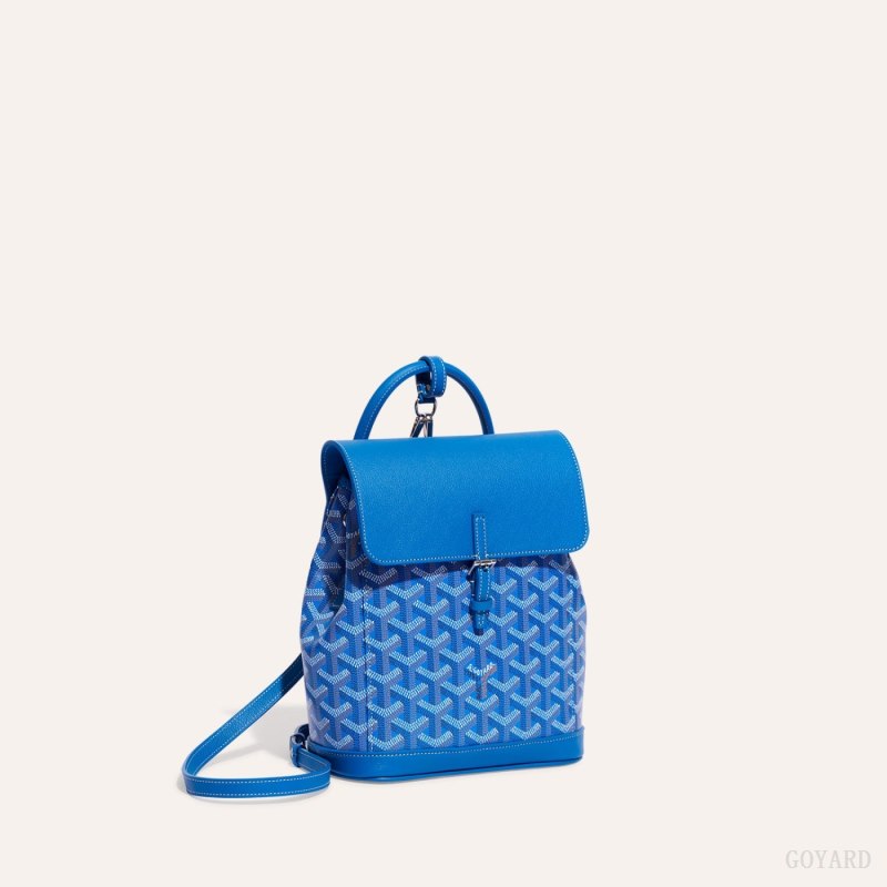 Goyard Alpin Mini Backpack Vesker Blå | GY-TKK3470