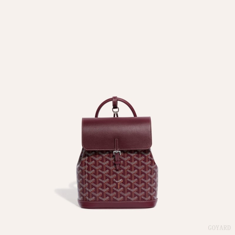 Goyard Alpin Mini Backpack Vesker Burgunder | GY-XRV6585