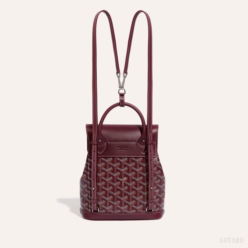Goyard Alpin Mini Backpack Vesker Burgunder | GY-XRV6585