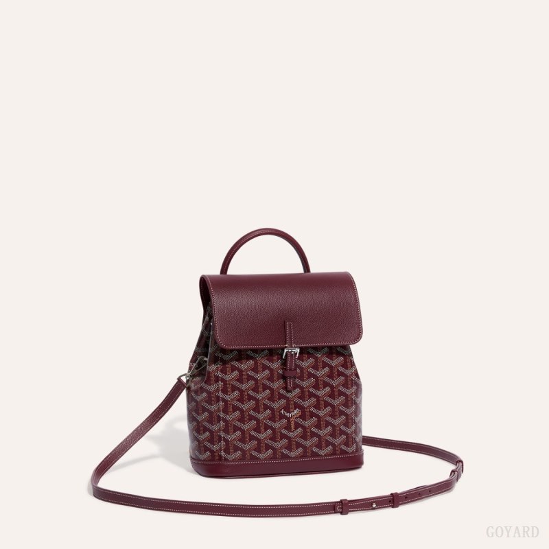 Goyard Alpin Mini Backpack Vesker Burgunder | GY-XRV6585