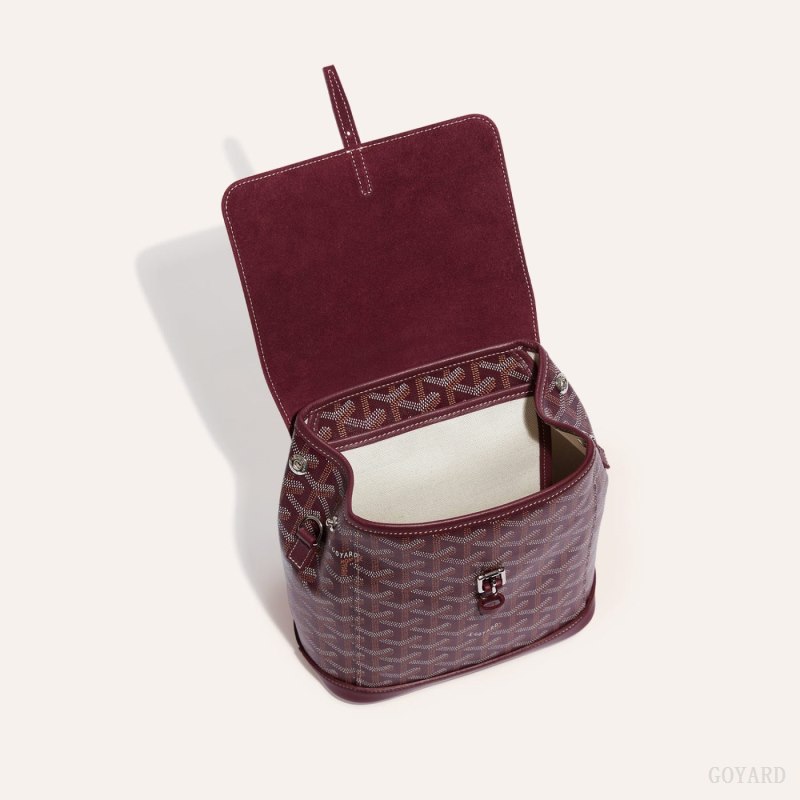 Goyard Alpin Mini Backpack Vesker Burgunder | GY-XRV6585