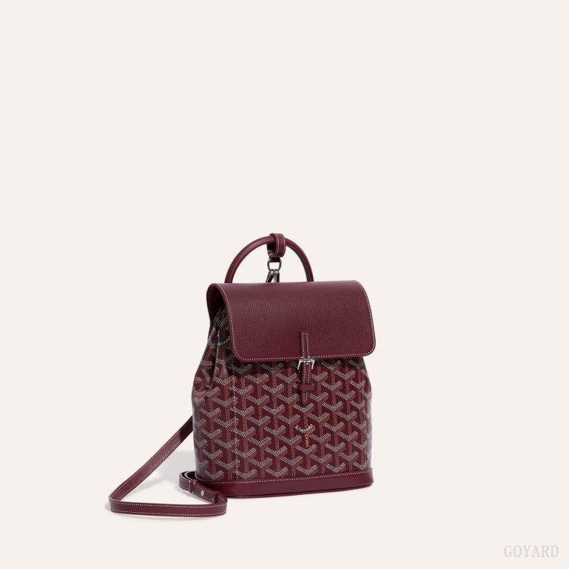 Goyard Alpin Mini Backpack Vesker Burgunder | GY-XRV6585