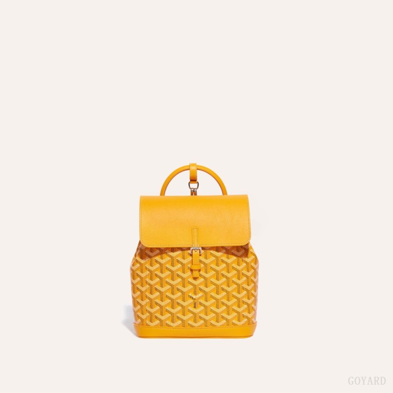 Goyard Alpin Mini Backpack Vesker Gul | GY-FLU5389
