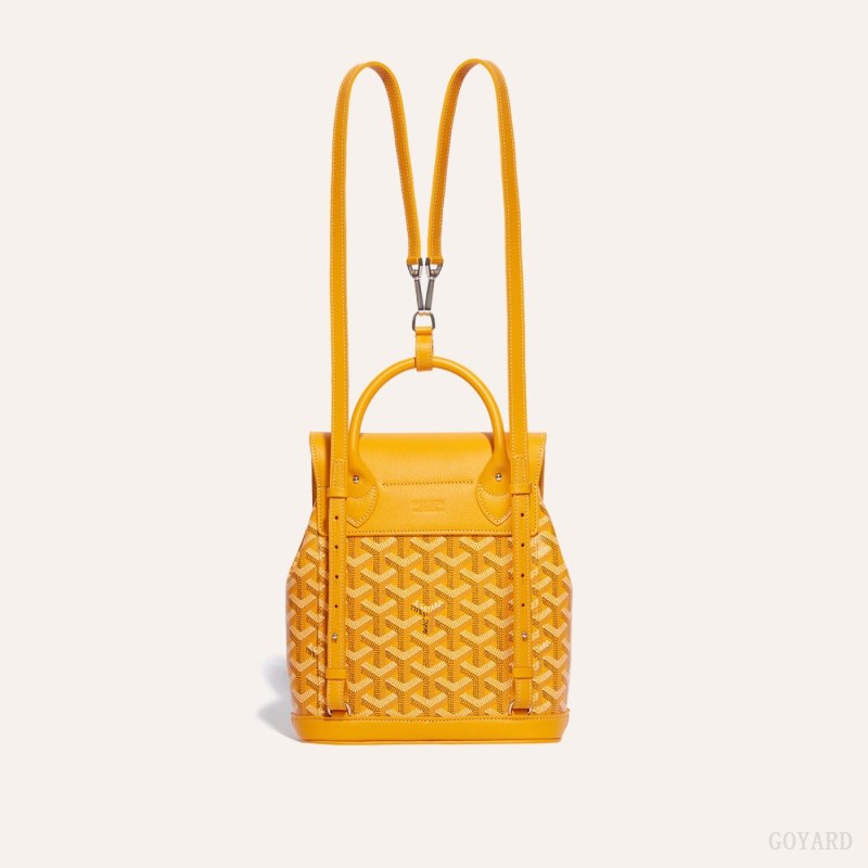 Goyard Alpin Mini Backpack Vesker Gul | GY-FLU5389