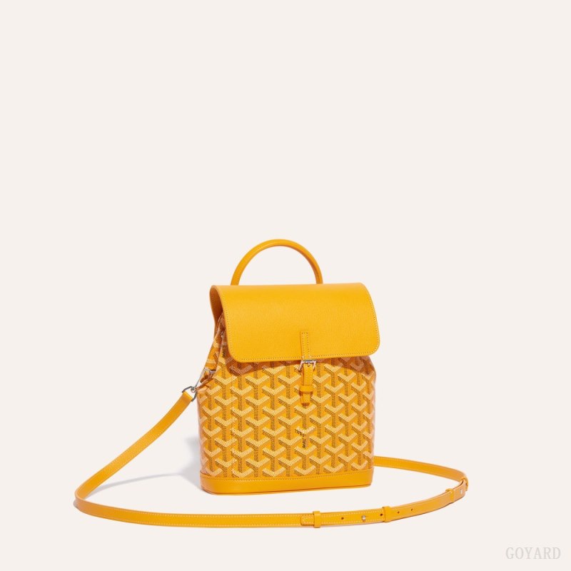 Goyard Alpin Mini Backpack Vesker Gul | GY-FLU5389