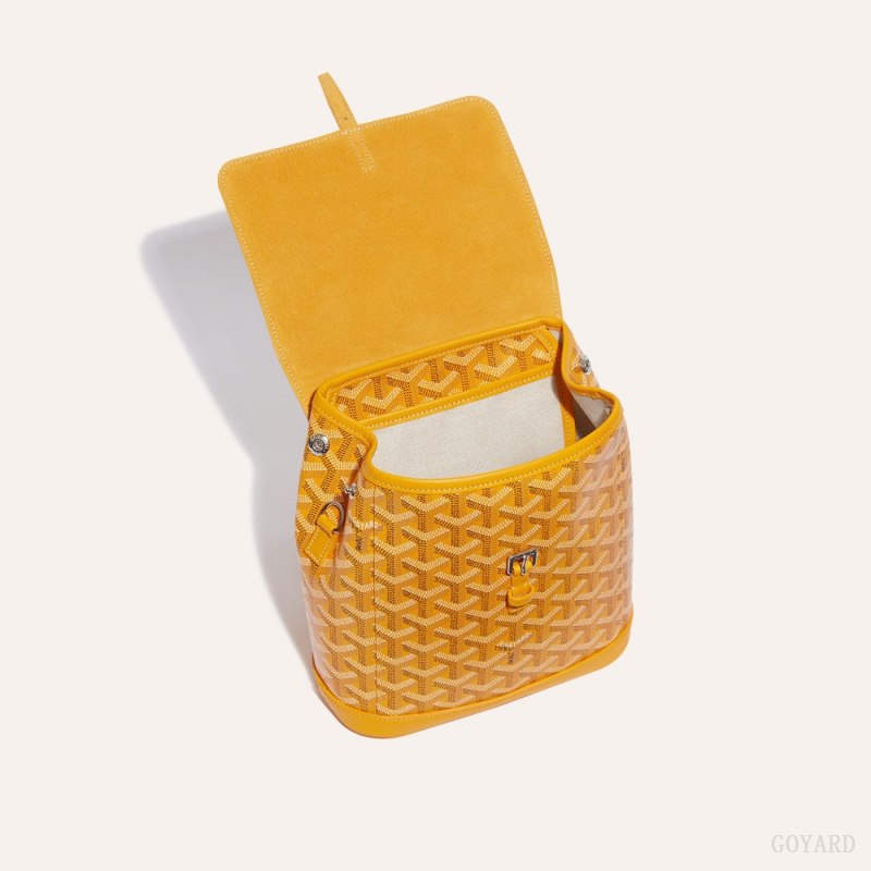 Goyard Alpin Mini Backpack Vesker Gul | GY-FLU5389
