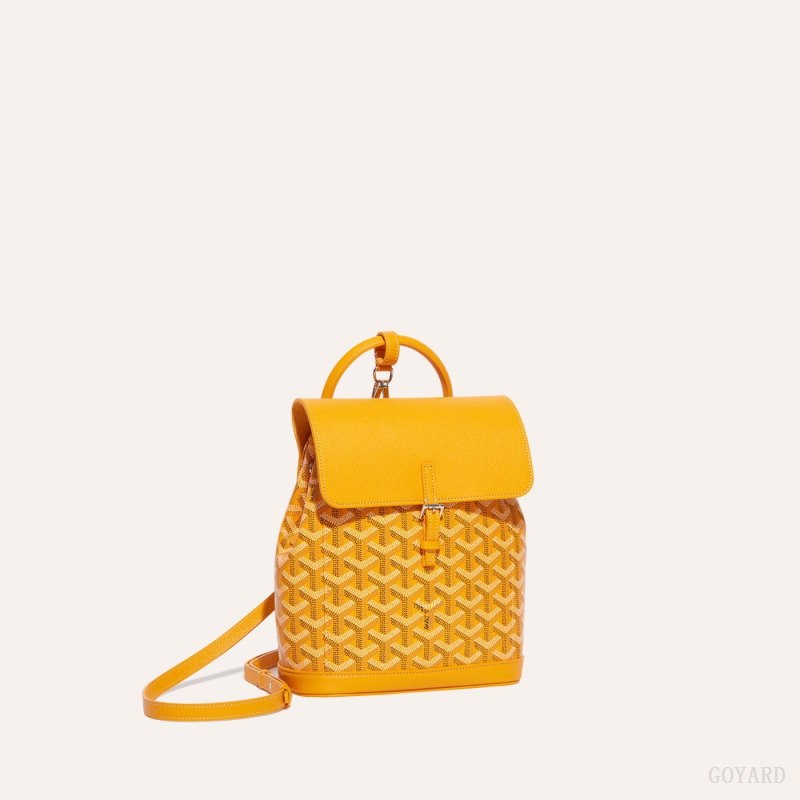 Goyard Alpin Mini Backpack Vesker Gul | GY-FLU5389