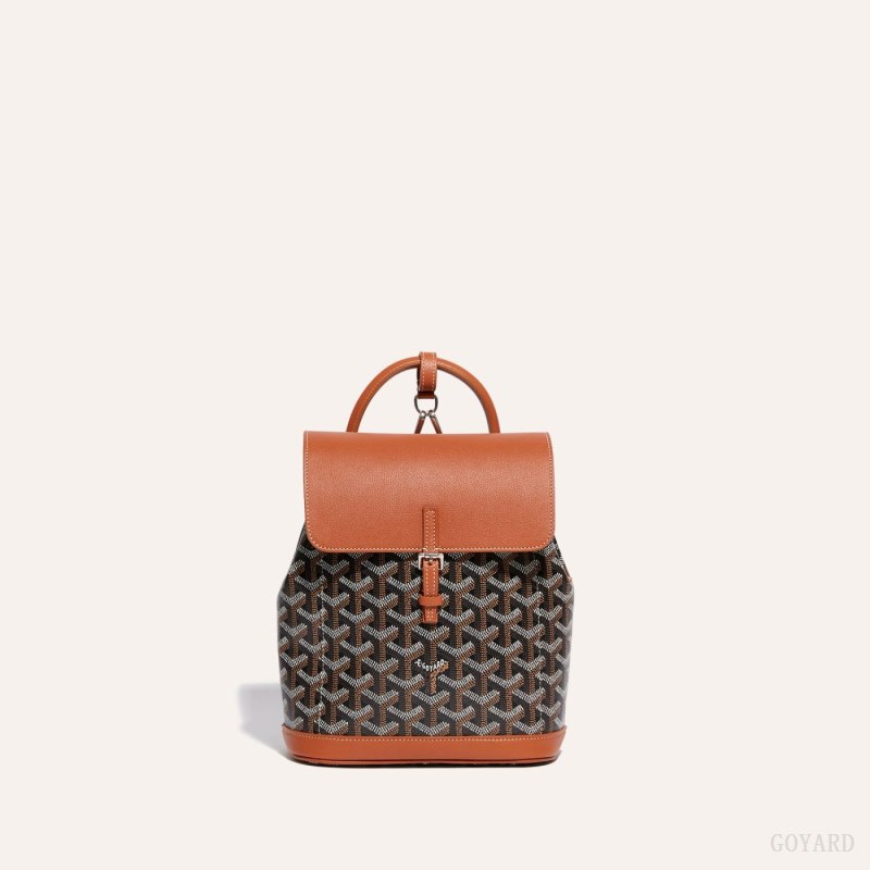 Goyard Alpin Mini Backpack Vesker Svarte Brune | GY-JZH2652