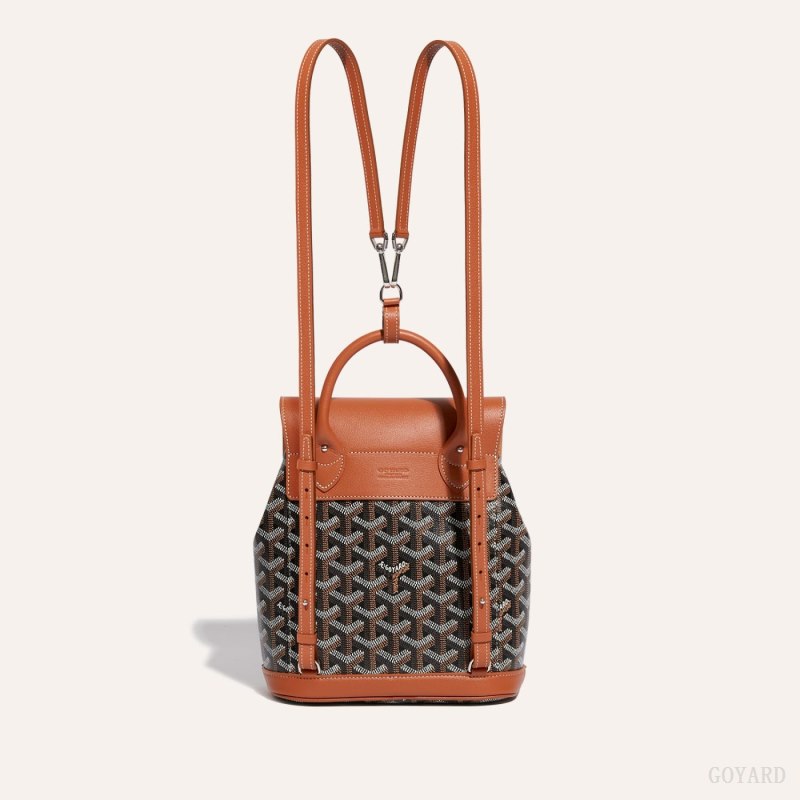 Goyard Alpin Mini Backpack Vesker Svarte Brune | GY-JZH2652