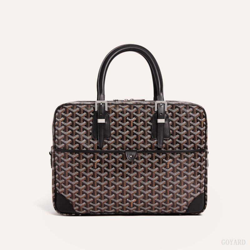 Goyard Ambassade MM Document Case Stresskoffert Svarte | GY-CDW7233