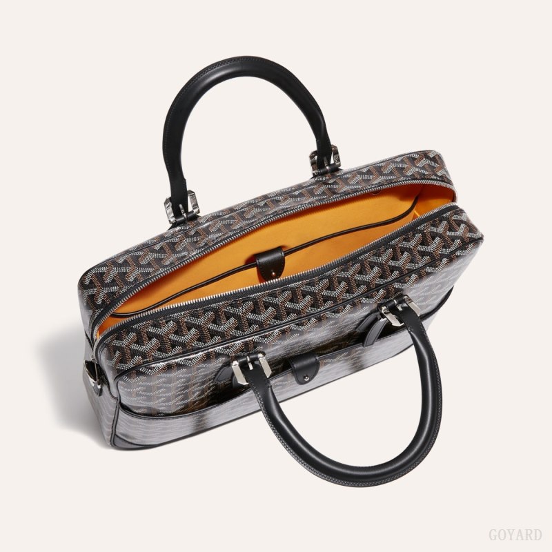 Goyard Ambassade MM Document Case Stresskoffert Svarte | GY-CDW7233