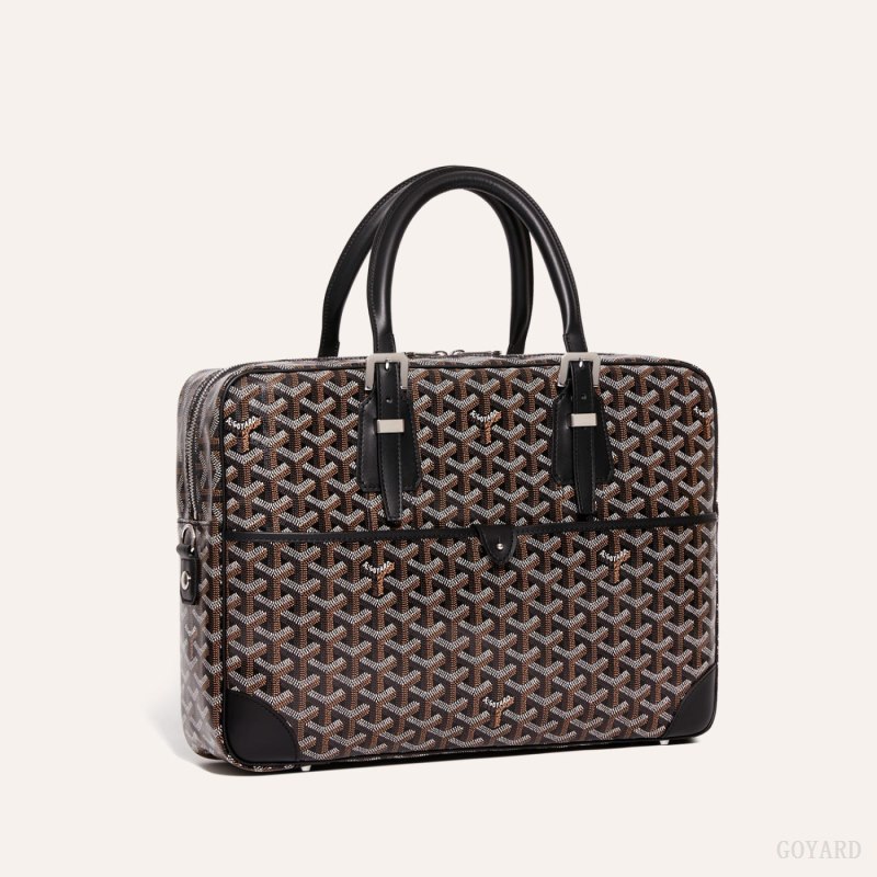 Goyard Ambassade MM Document Case Stresskoffert Svarte | GY-CDW7233