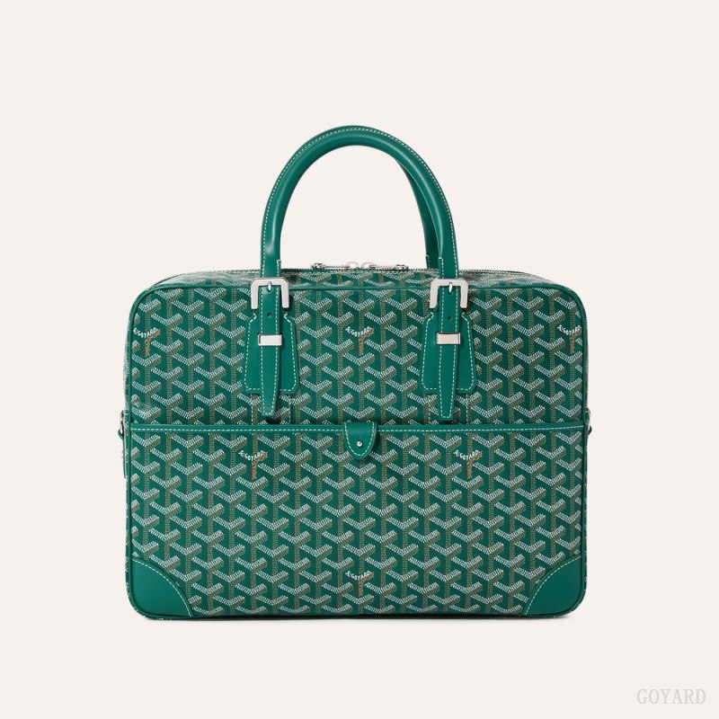 Goyard Ambassade MM Document Case Stresskoffert Grønn | GY-PNG1784
