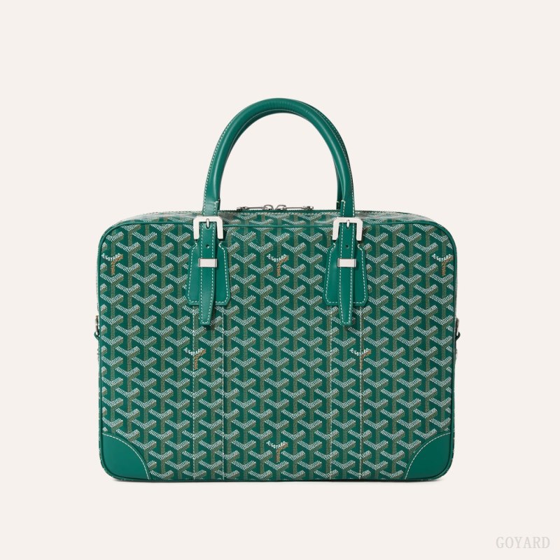 Goyard Ambassade MM Document Case Stresskoffert Grønn | GY-PNG1784