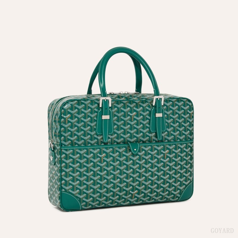 Goyard Ambassade MM Document Case Stresskoffert Grønn | GY-PNG1784