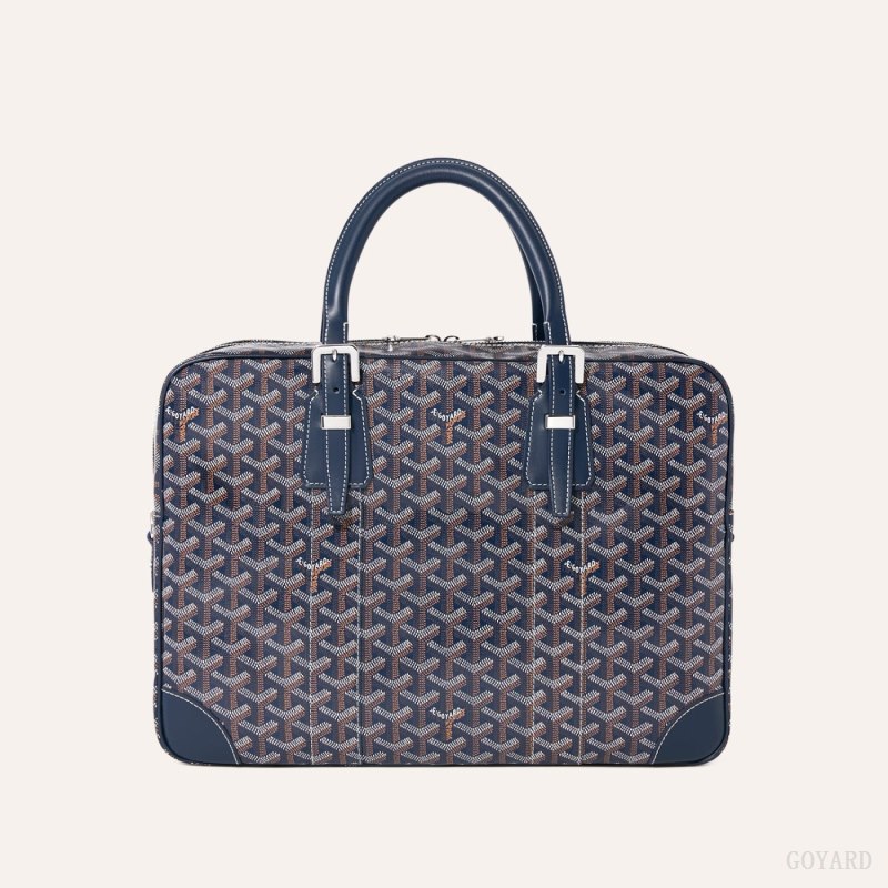 Goyard Ambassade MM Document Case Stresskoffert Marineblå Blå | GY-JRW2554