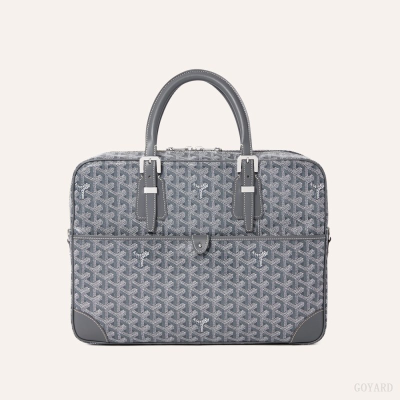 Goyard Ambassade MM Document Case Stresskoffert Grå | GY-VZJ5992