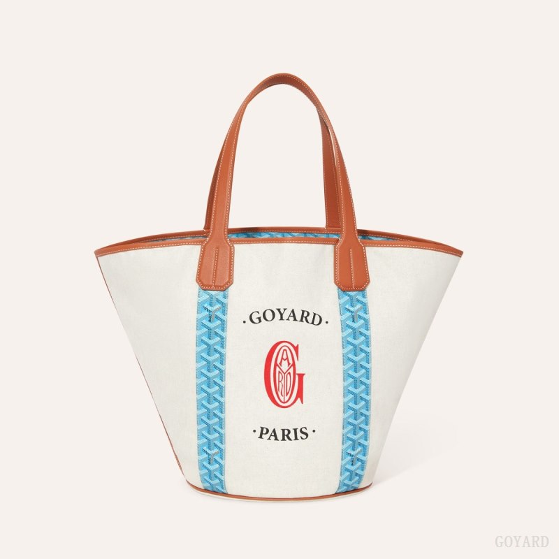Goyard BELHARRA BAG Tote Veske Turkis Brune | GY-ZZF0952