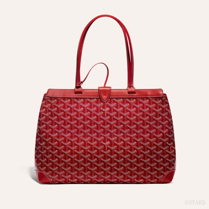Goyard BELLECHASSE BIAUDE PM BAG Tote Veske Rød | GY-NFL8873