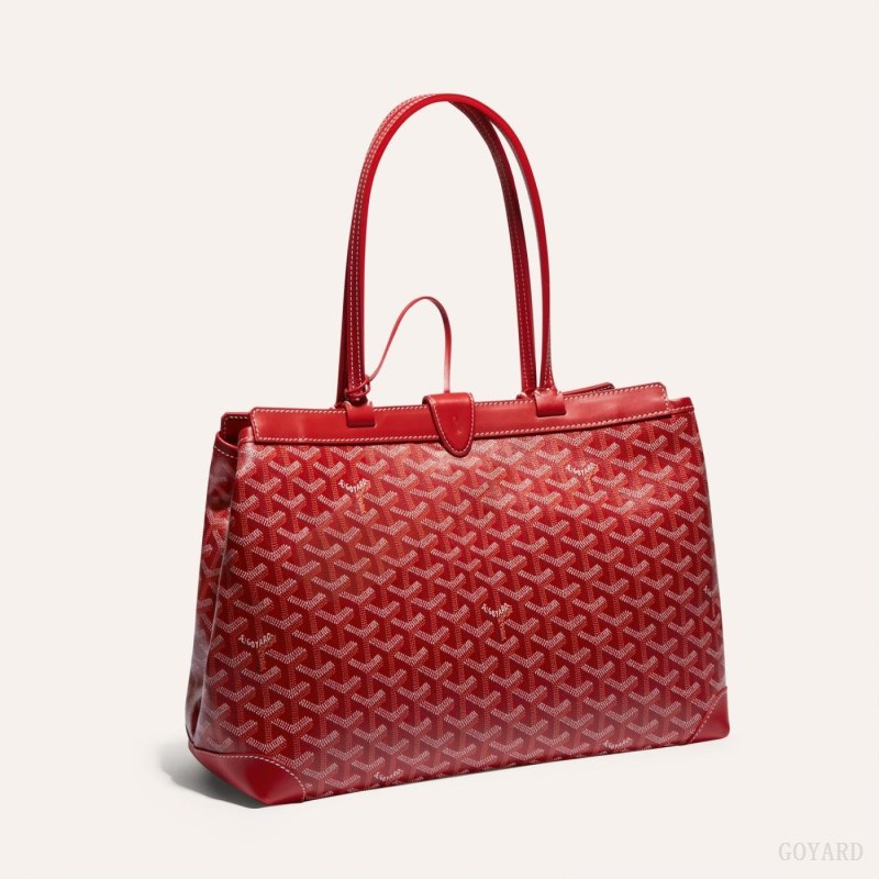 Goyard BELLECHASSE BIAUDE PM BAG Tote Veske Rød | GY-NFL8873