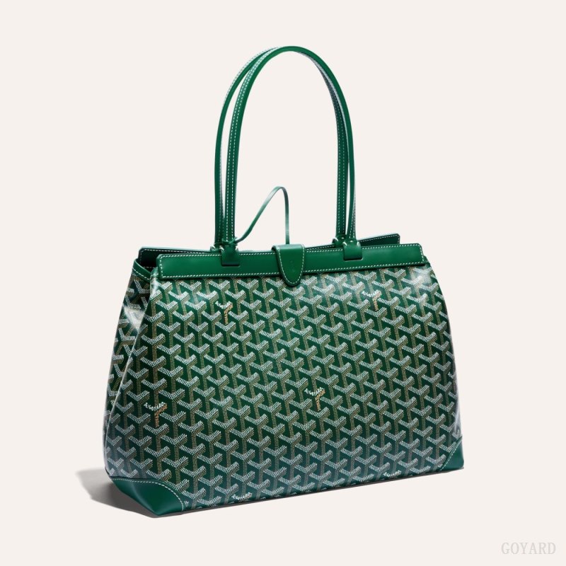 Goyard BELLECHASSE BIAUDE PM BAG Tote Veske Grønn | GY-ULZ5534
