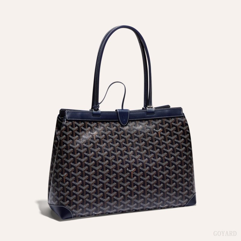 Goyard BELLECHASSE BIAUDE PM BAG Tote Veske Marineblå Blå | GY-CUE1170