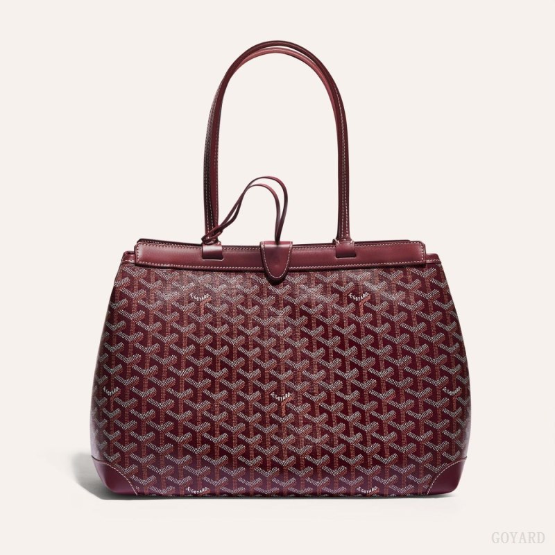 Goyard BELLECHASSE BIAUDE PM BAG Tote Veske Burgunder | GY-KIU0242