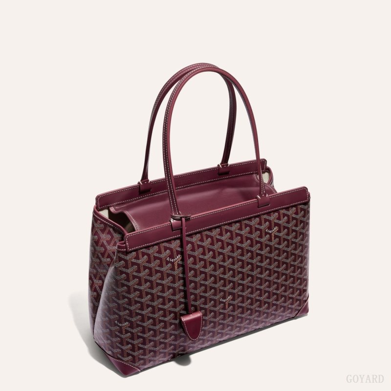 Goyard BELLECHASSE BIAUDE PM BAG Tote Veske Burgunder | GY-KIU0242