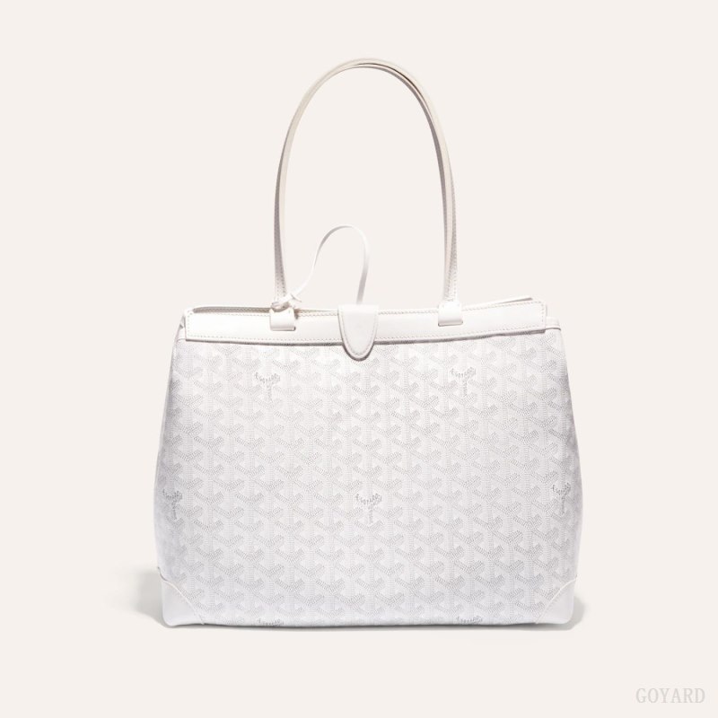 Goyard BELLECHASSE BIAUDE PM BAG Tote Veske Hvite | GY-NPS7984