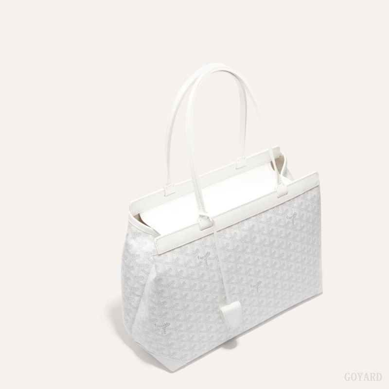 Goyard BELLECHASSE BIAUDE PM BAG Tote Veske Hvite | GY-NPS7984