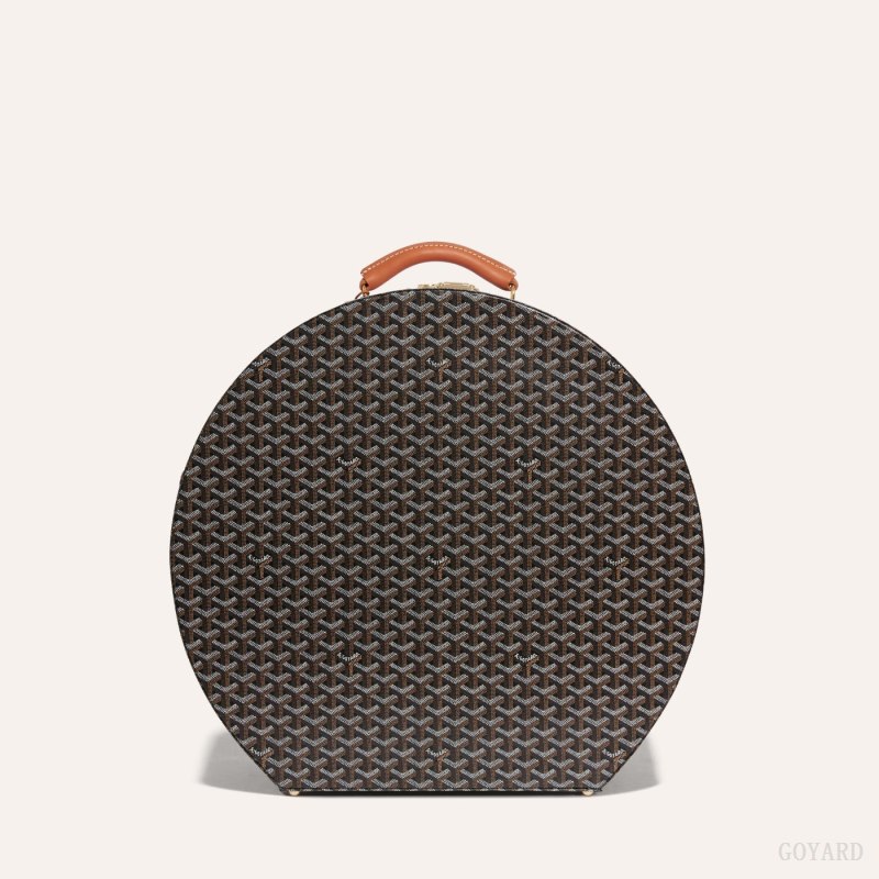 Goyard BOITE CHAPEAU Koffert Svarte Brune | GY-NFS5802