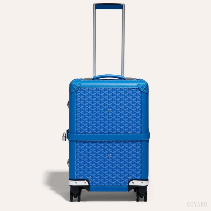 Goyard BOURGET PM TROLLEY CASE Koffert Blå | GY-UHO8345