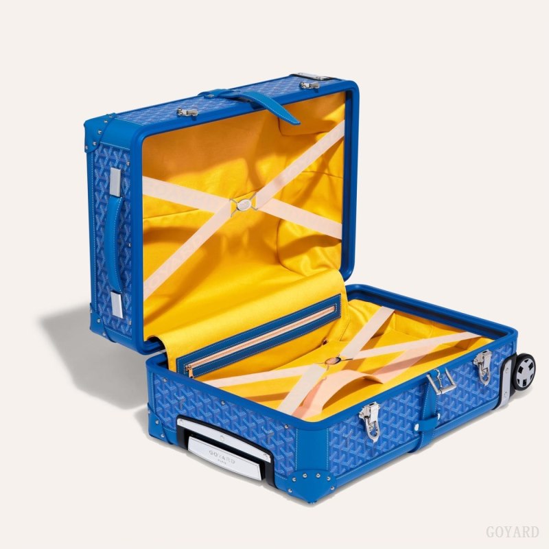 Goyard BOURGET PM TROLLEY CASE Koffert Blå | GY-UHO8345