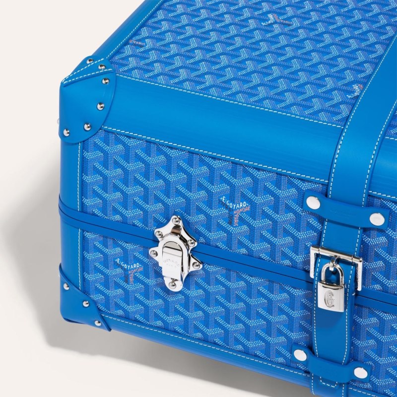 Goyard BOURGET PM TROLLEY CASE Koffert Blå | GY-UHO8345
