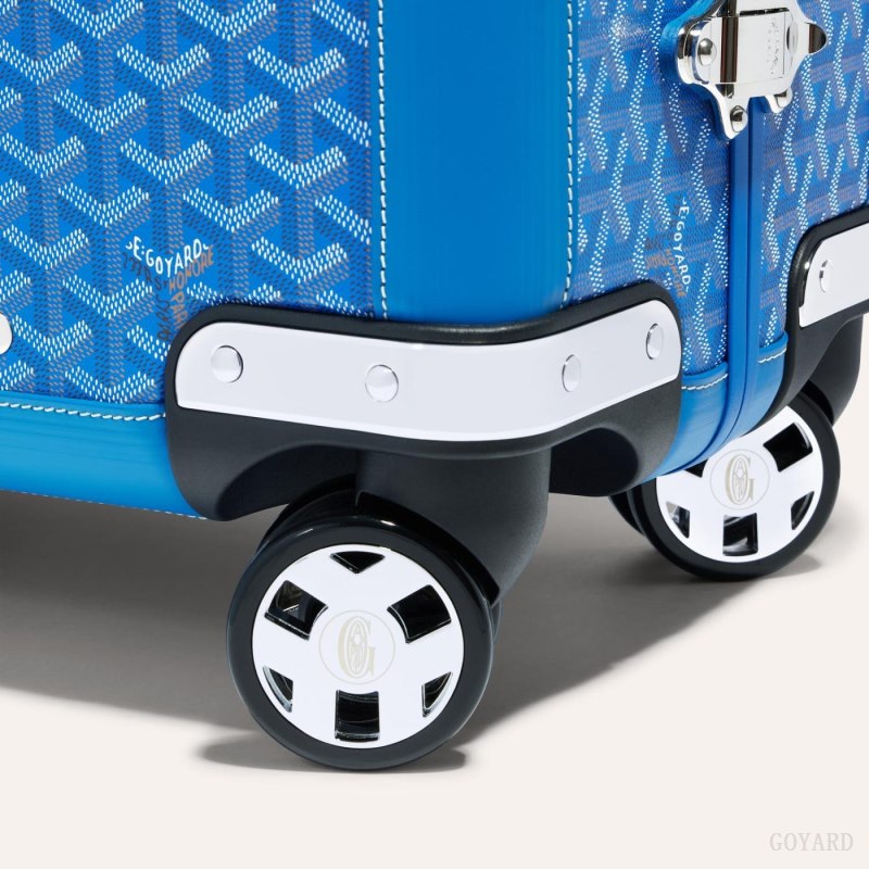 Goyard BOURGET PM TROLLEY CASE Koffert Blå | GY-UHO8345