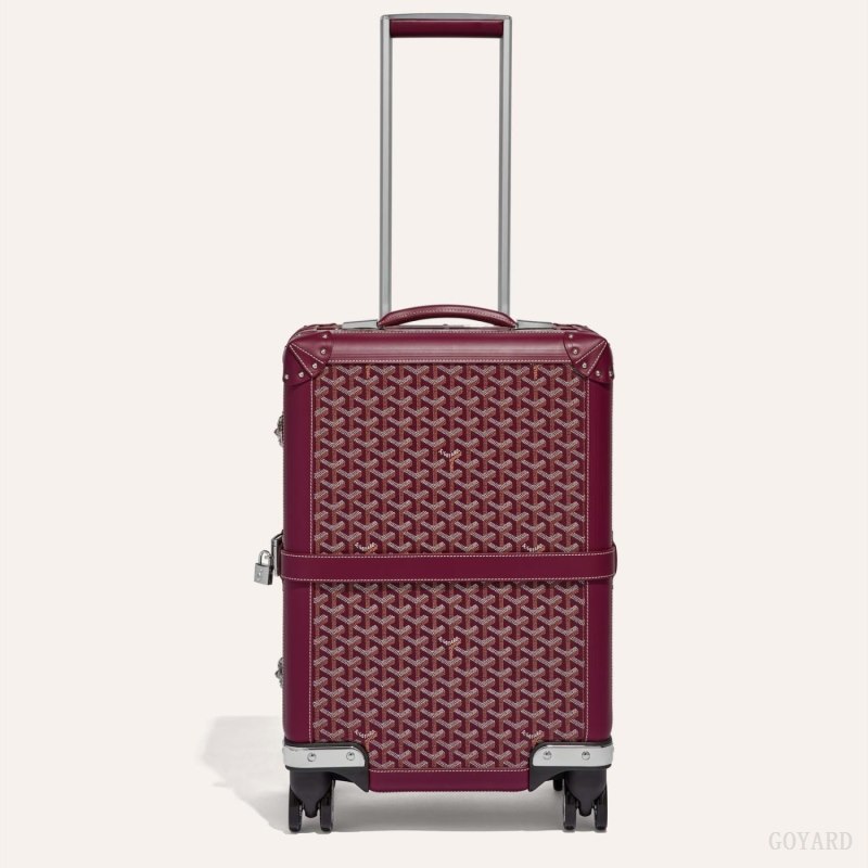 Goyard BOURGET PM TROLLEY CASE Koffert Burgunder | GY-QDX1915
