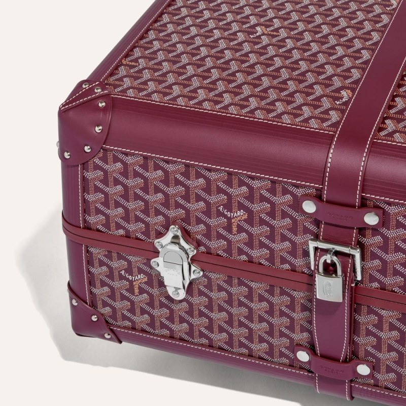 Goyard BOURGET PM TROLLEY CASE Koffert Burgunder | GY-QDX1915