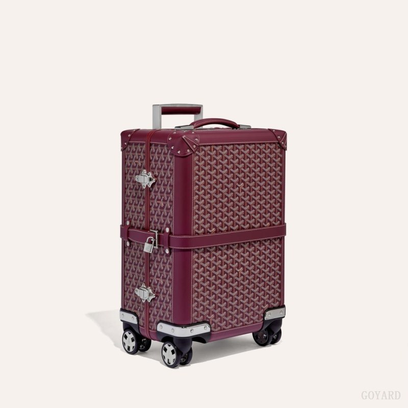 Goyard BOURGET PM TROLLEY CASE Koffert Burgunder | GY-QDX1915