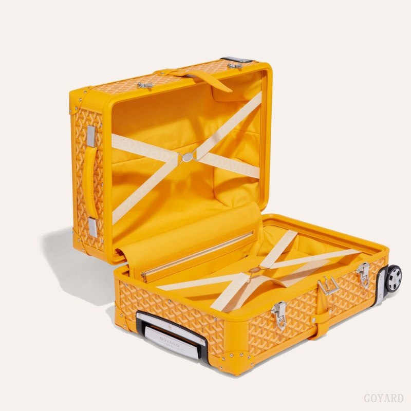 Goyard BOURGET PM TROLLEY CASE Koffert Gul | GY-JMR8130