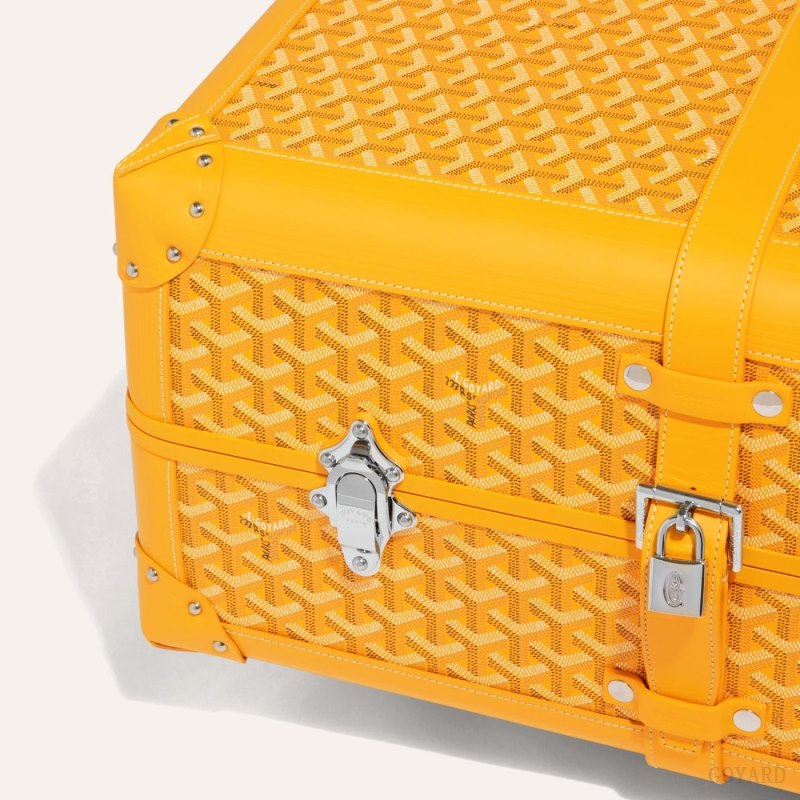 Goyard BOURGET PM TROLLEY CASE Koffert Gul | GY-JMR8130